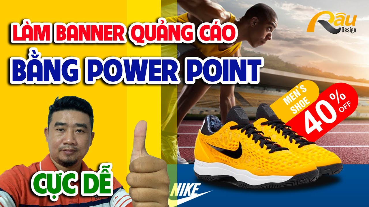 HƯỚNG DẪN L&Agrave;M BANNER QUẢNG C&Aacute;O FACEBOOK, CỰC DỄ. how to make a banner using powerpoint.