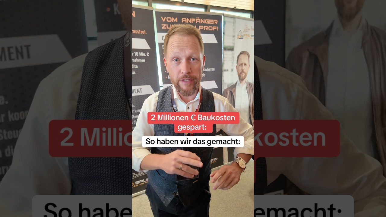 2 Millionen &euro; Baukosten gespart: