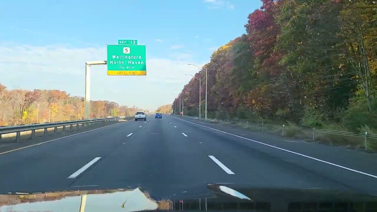 Driving to East Hartford Connecticut via I-91 North... Beautiful 🍃