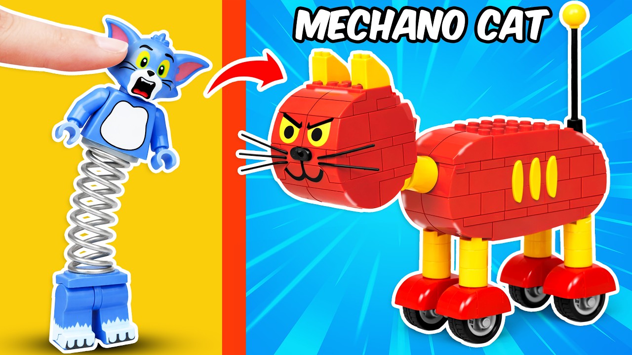 LEGO Tom and Jerry: Funny Fidget Toy to Help You Relieve Stress | FUNZ Bricks
