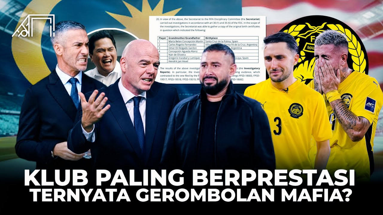 Mengklaim Kakek Nenek dari Malaysia Terbukti Bohong Dikira FIFA Gampang Ditipu! Skandal JDT