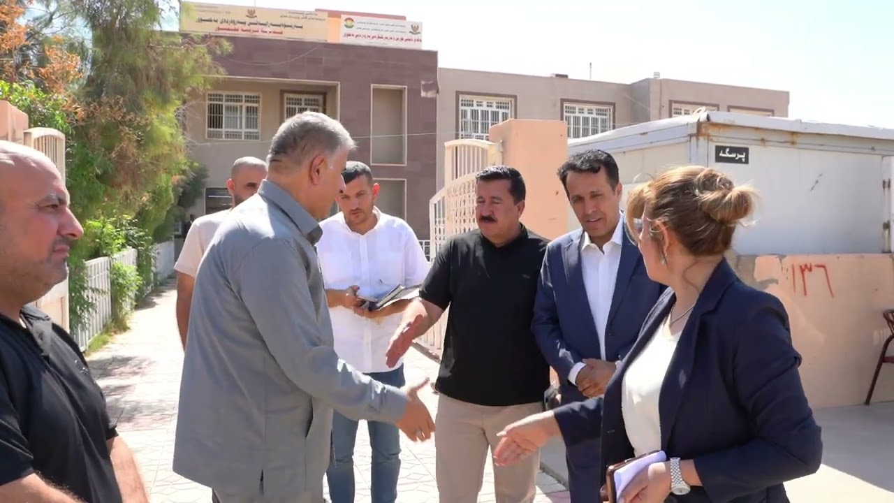 الدليمي تزور مديرية تربية مخمور وقائمقامية القضاء لبحث واقع المدارس في ناحية الكوير