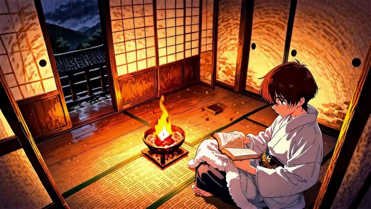 Ambient | Chill-Hop | Zen | Industrial 70-100 BPM LoFi for Focus or Study with Soft Rain Vol. 18