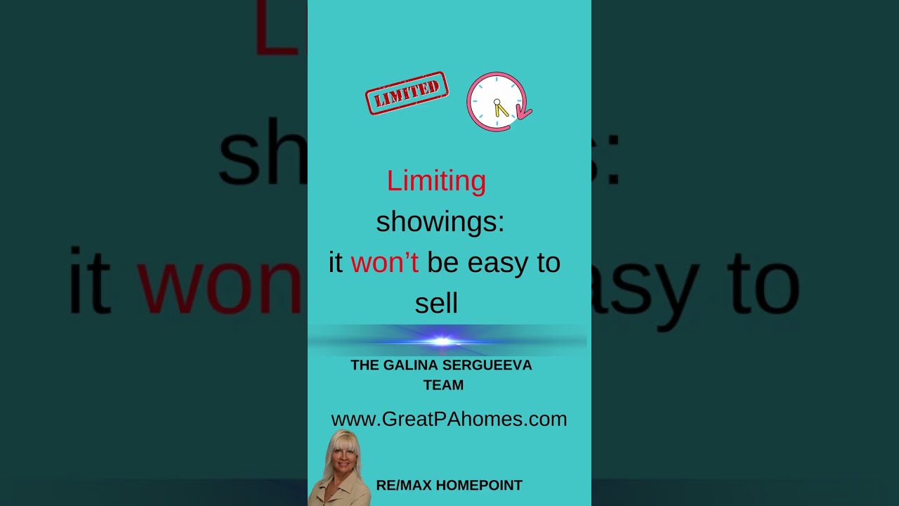 Seller' Tips. Things Not to Do When Selling a House. www.GreatPAhomes.com