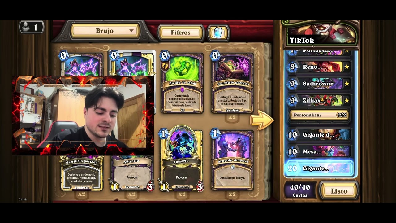¡Dejas al rival sin mano en turno 5 con este combo! [Hearthstone]