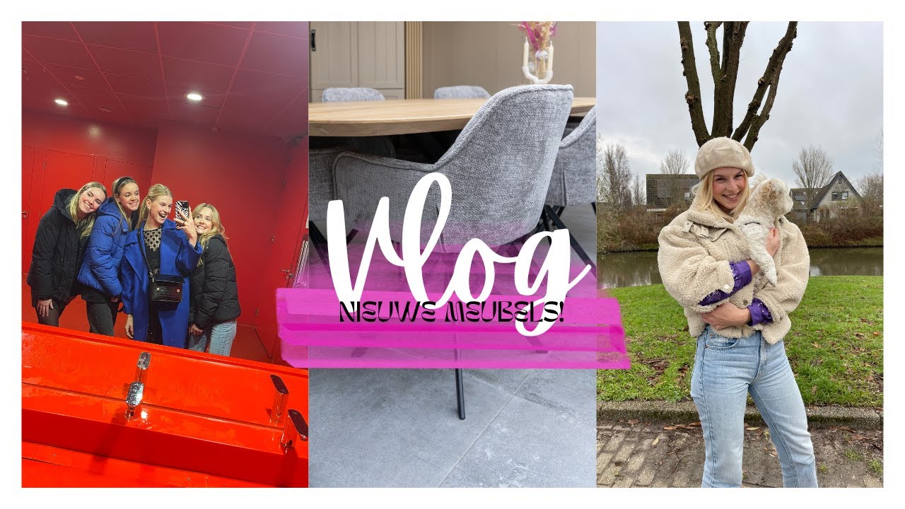 NIEUWE MEUBELS & NIEUWE SLAAPKAMER #vlog | FEMKE MEINES