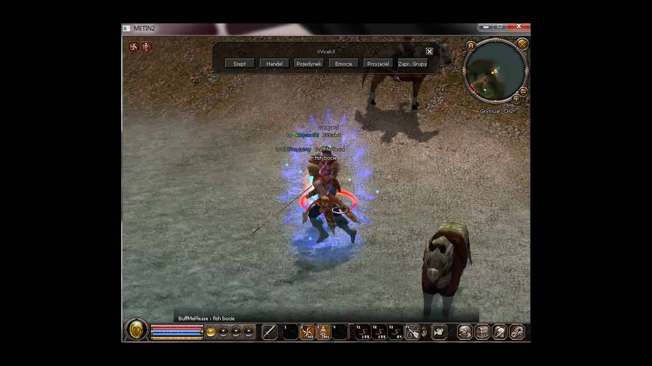 Metin 2 PL - Noob using fishbot ( noob używa fishbota)