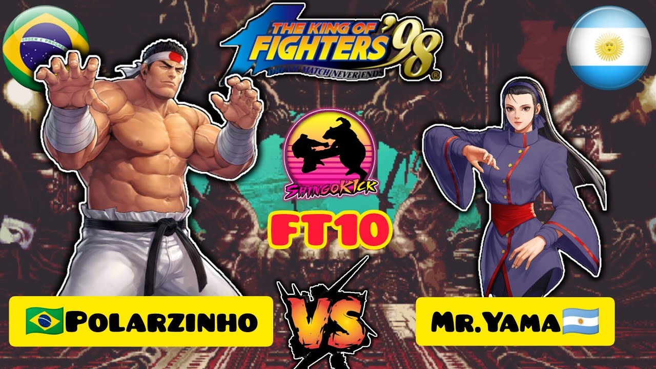 🔥Y este Brasuka Multicuentas👺❓🔥🇧🇷Polarzinho🇧🇷🆚🇦🇷Mr.Yama🇦🇷 FT10 #kof98 