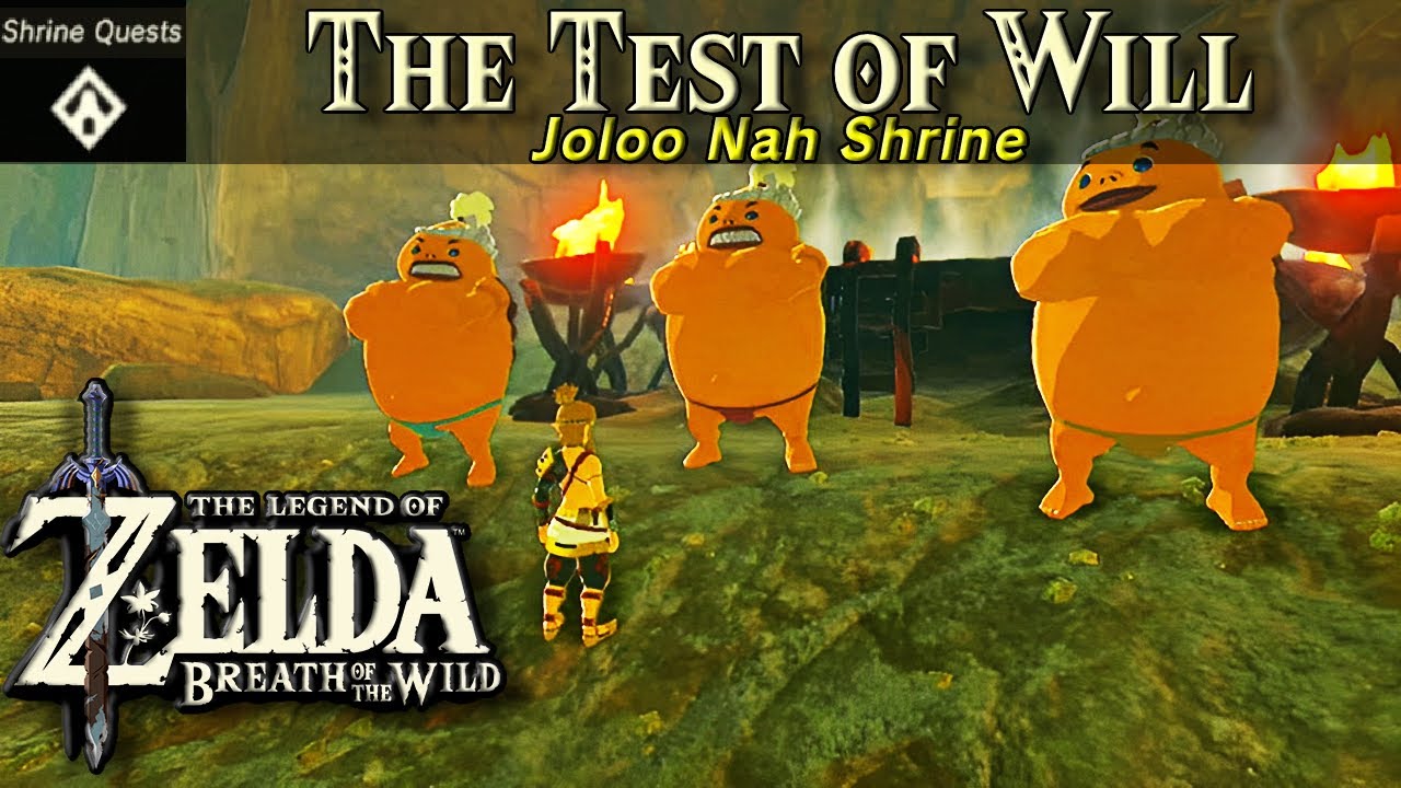 Test of Will Shrine Quest, Joloo Nah Shrine | The Legend of Zelda, BOTW Shrine Quest Tutorial