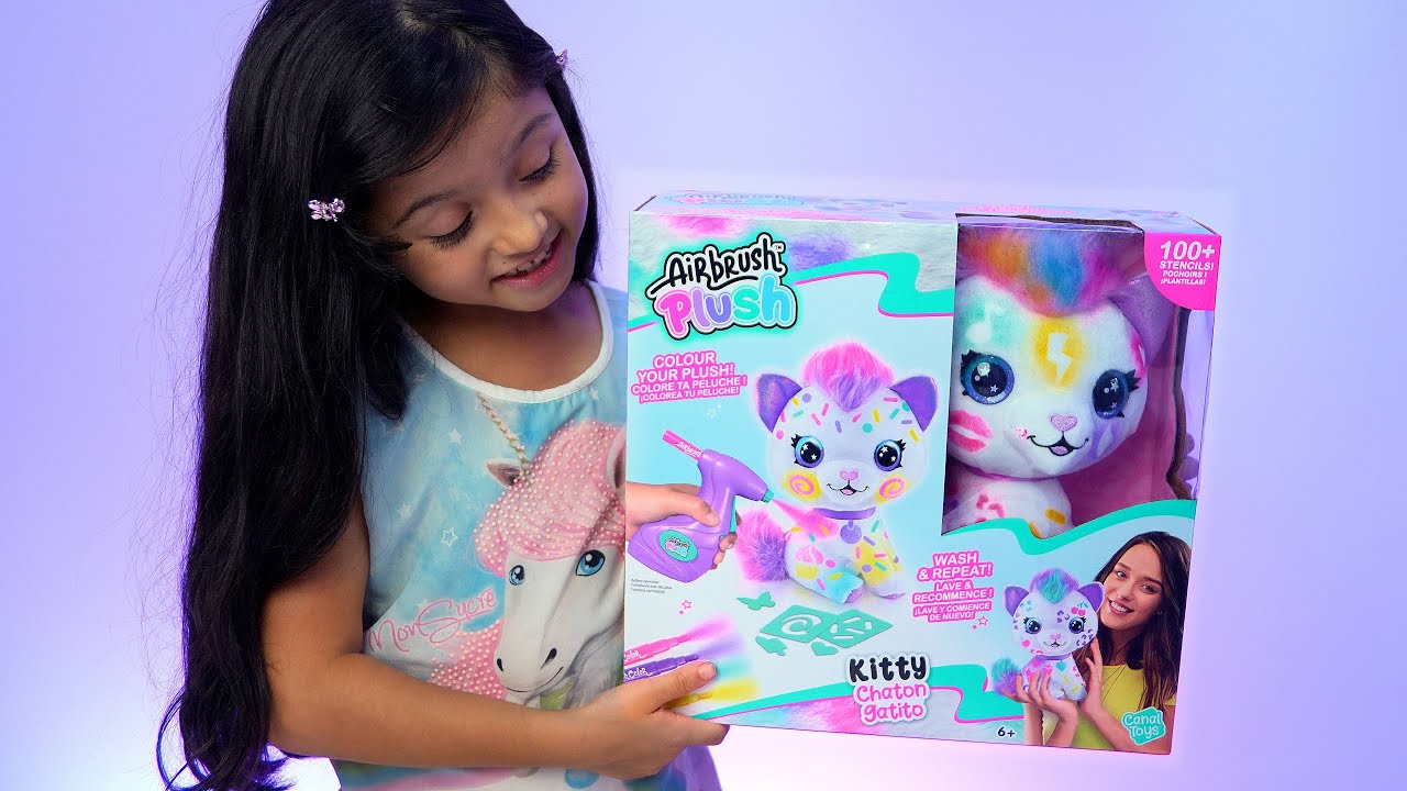 PELUCIA PARA PINTAR GATO  [ AIRBRUSH PLUSH ] plush cat