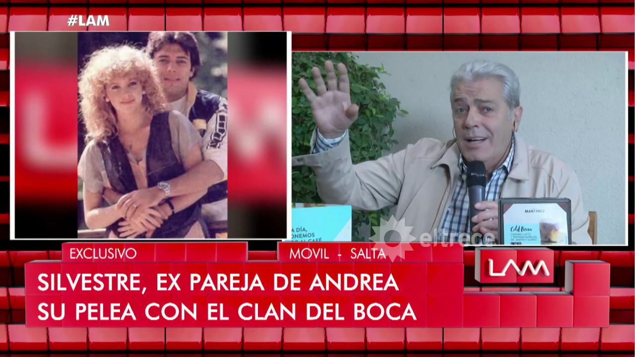 Silvestre, ex pareja de Andrea del Boca confesó que la actriz le mintió con un embarazo