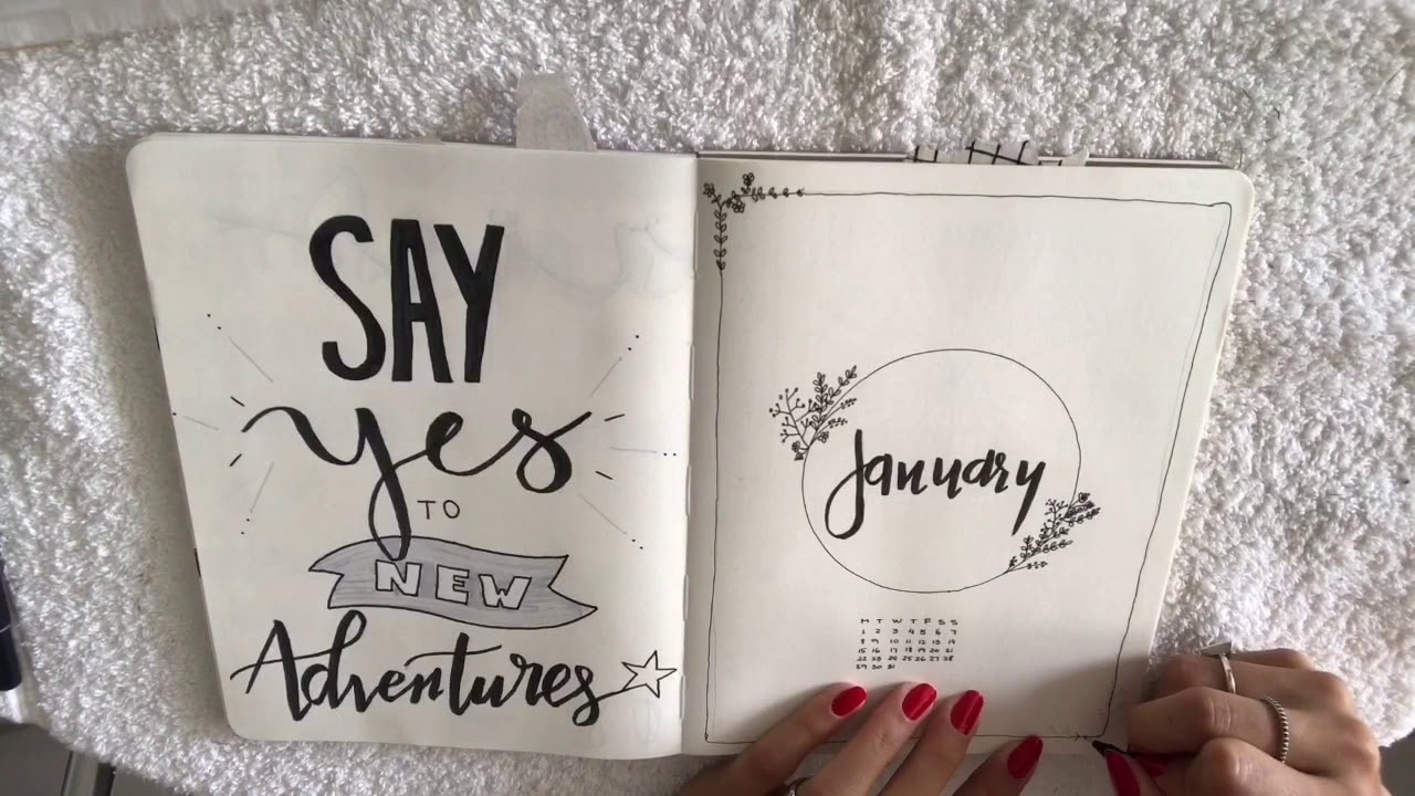 Bullet Journal 2018 - Planeje-se comigo JANEIRO