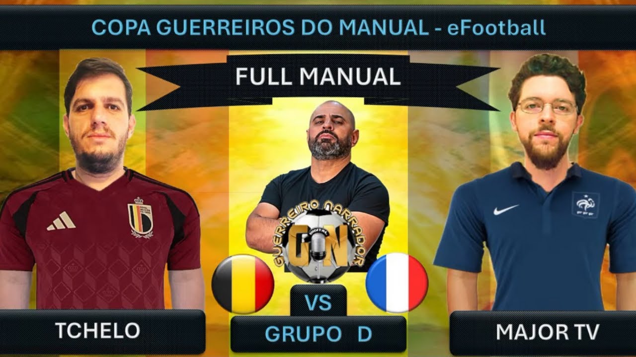 COPA GUERREIROS DO MANUAL EFOOTBALL 2025 - MAJOR VS TCHELO🏆💡