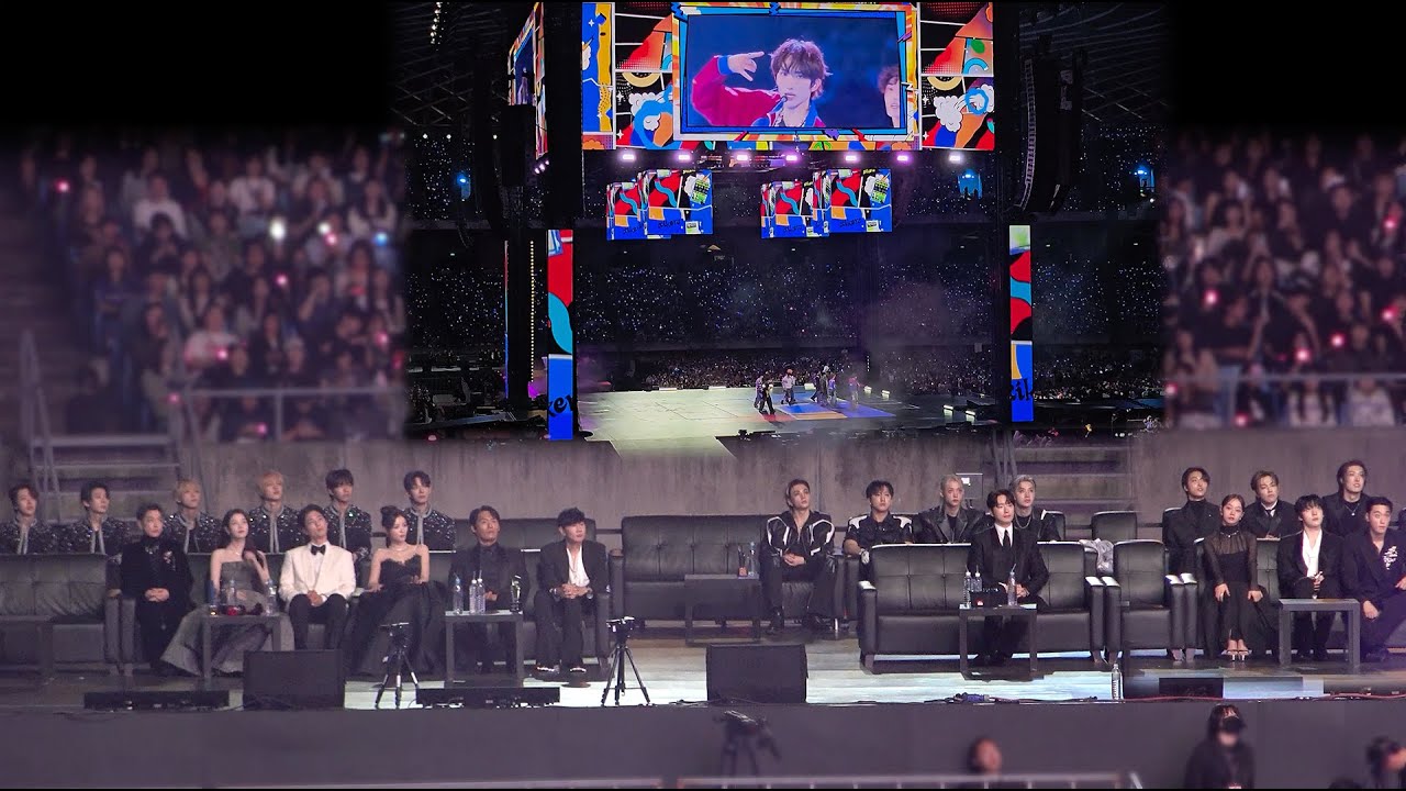 xikers stage reaction (IU Stray Kids ATEEZ JJ LIN 박보검 이준혁 혜리 Sato Takeru)/ 2025 AAA