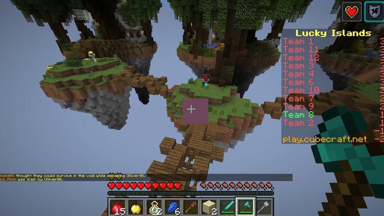 MINECRAFT - LOS TRES ASESINOS EN LUCKY ISLANDS!