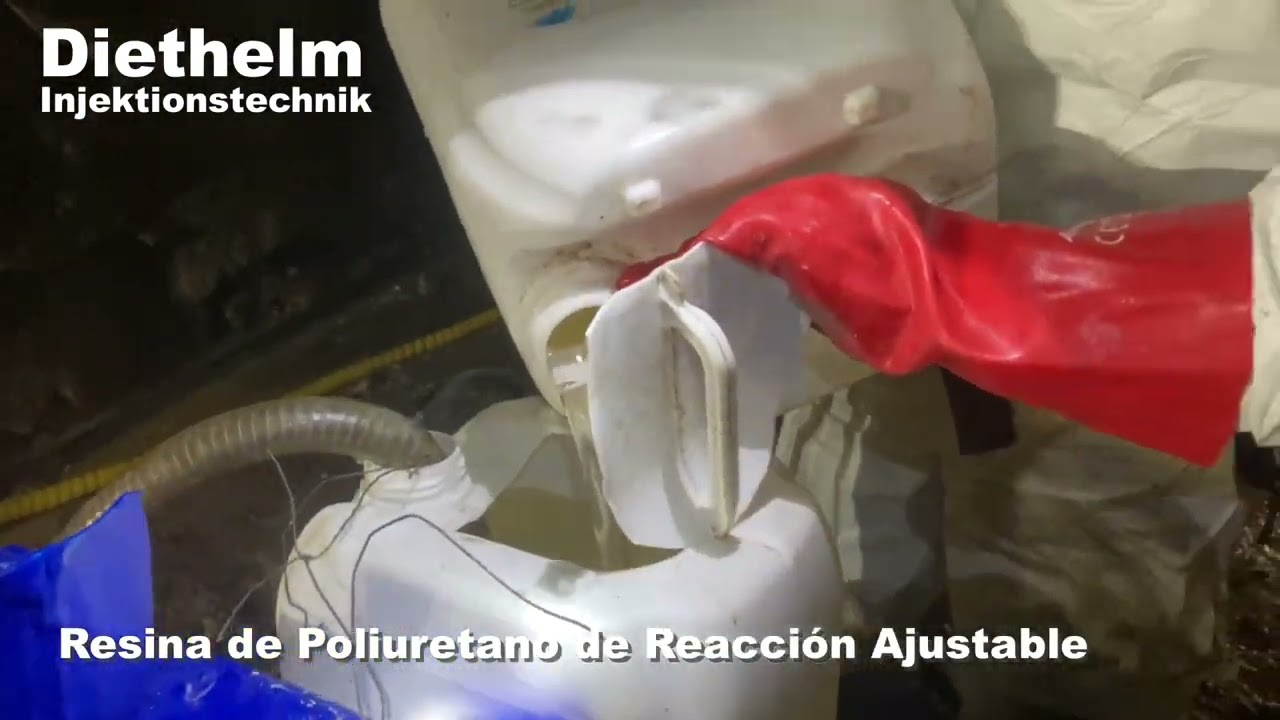 Inyección de Resina de Poliuretano para Consolidación de Macizo Rocoso