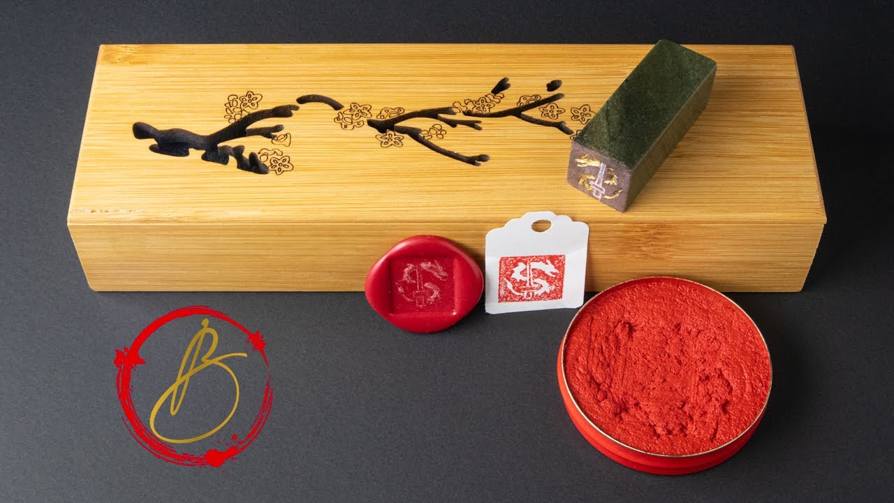 diy sceau chinois en pierre