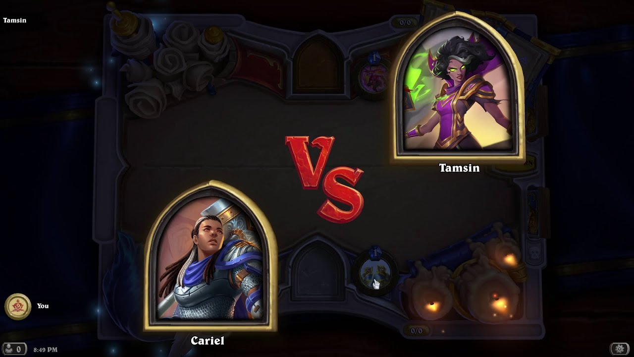 Book of Mercenaries Cariel vs Tamsin (Final Boss) | Hearthstone Book of Mercenaries