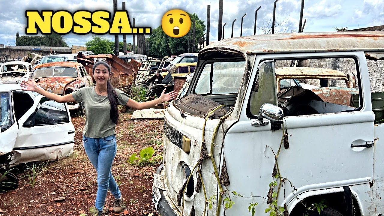 OLHA O QUE EU ACHEI NO FERRO VELHO !!!