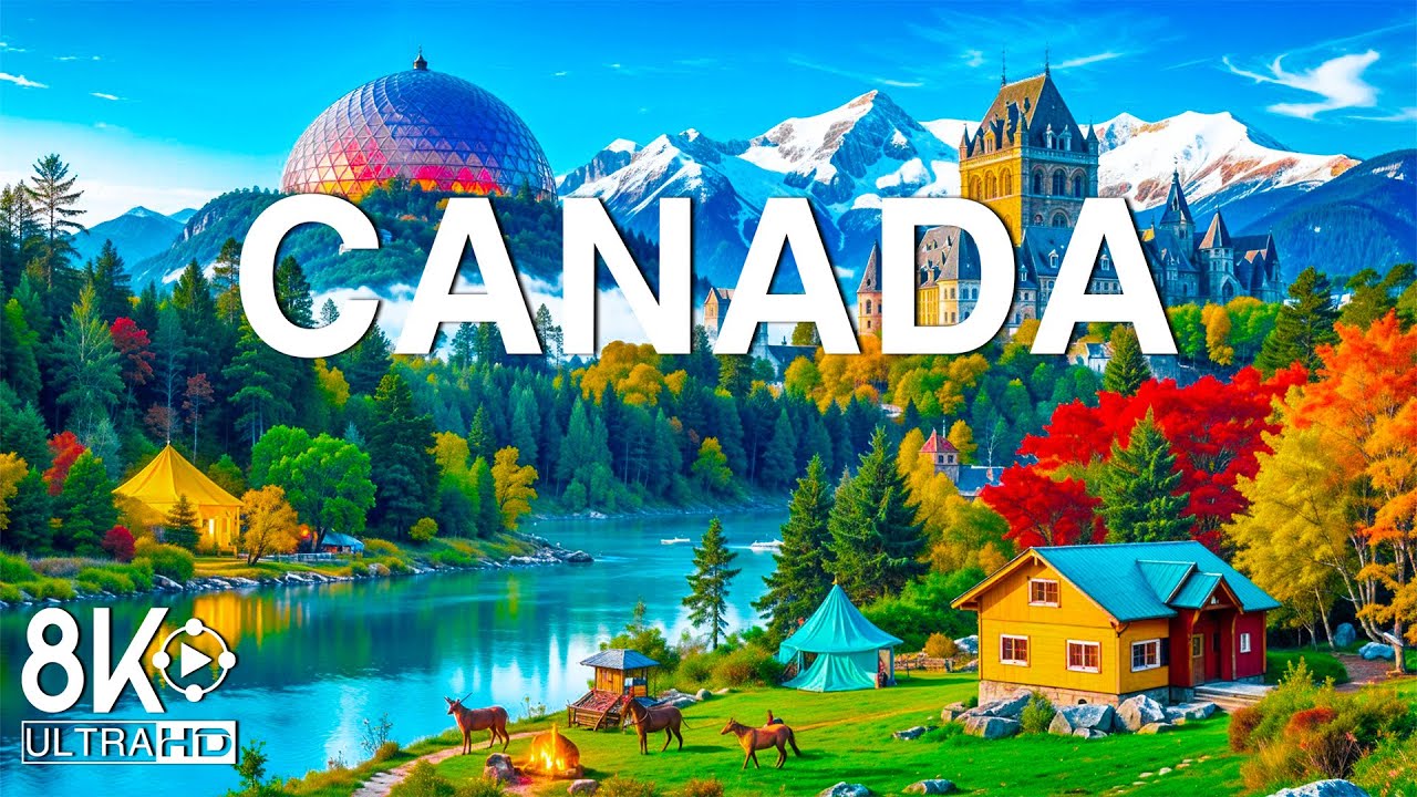 Wonders of Canada | Glacial Peaks, Endless Forests & Wild Northern Beauty | Travel 8K UHD Video