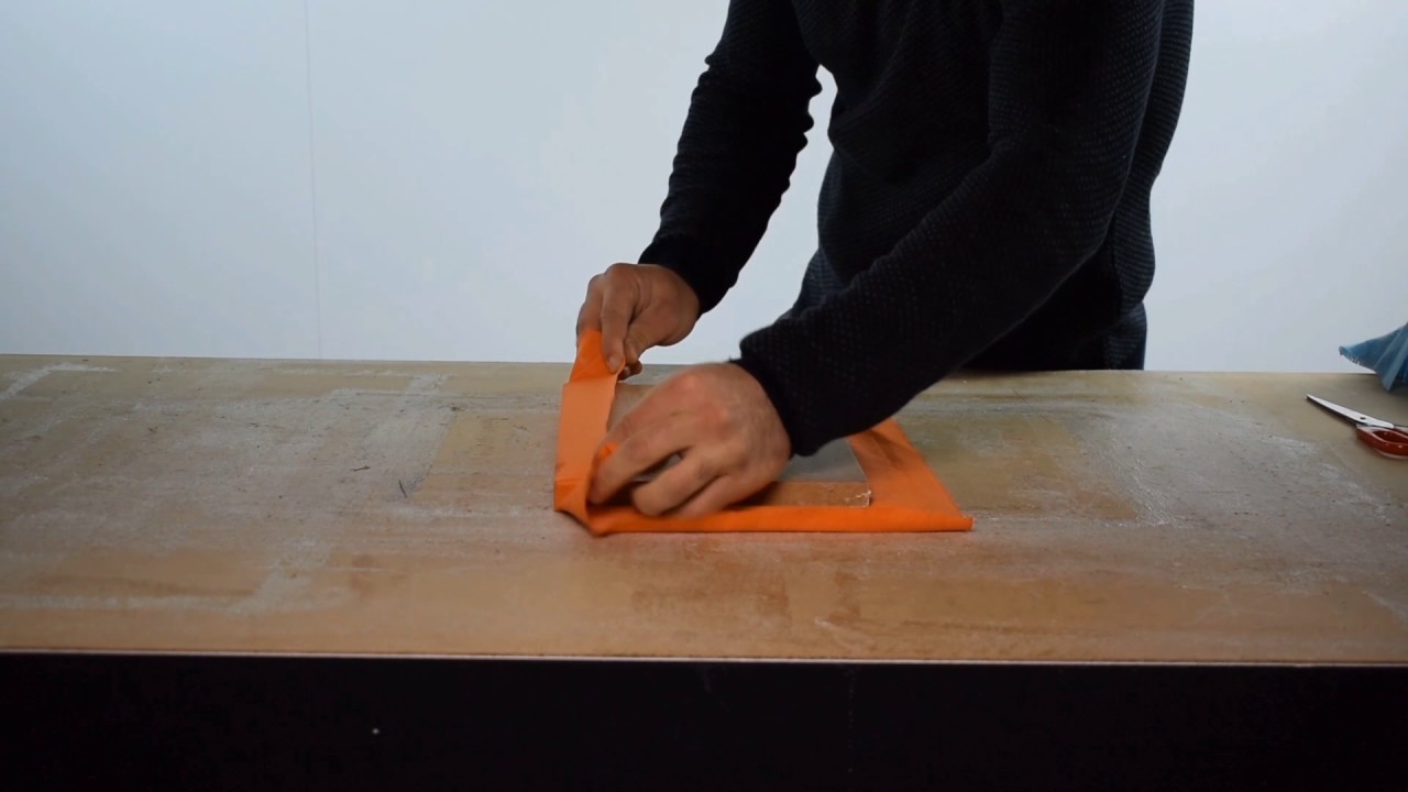 Stratogrip S170 - Collage de tissu sur du medium en simple encollage