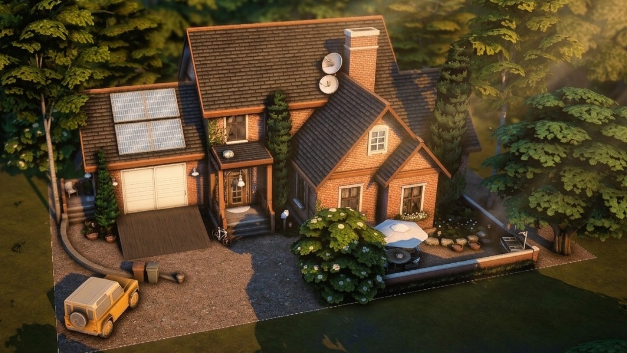 The Sims 4 - Aesthetic Cottage - Stop Motion Build