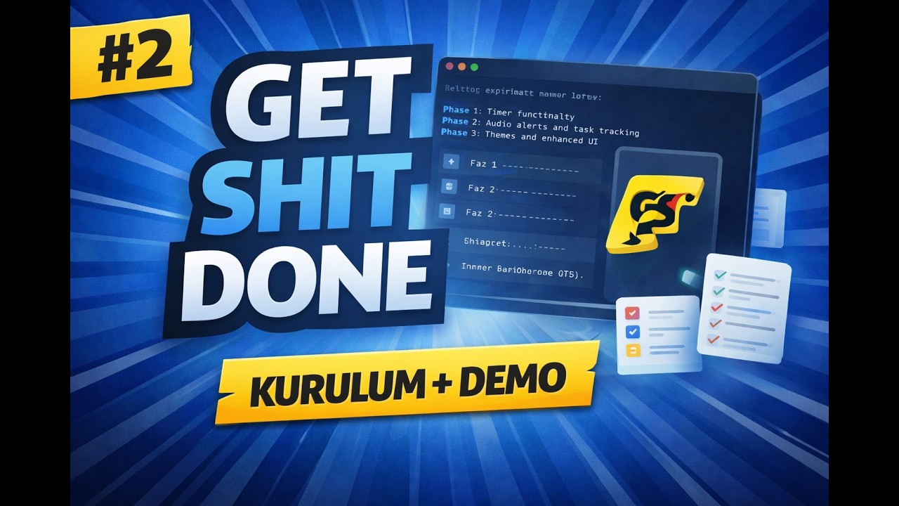 Bu Repo Vibe Coding Sürecini Çok Daha İyi Hale Getiriyor - Get Shit Done