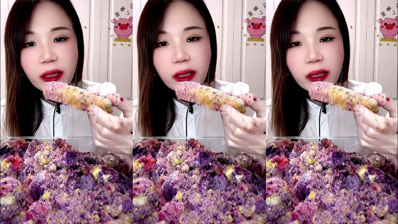 shaved ice eating