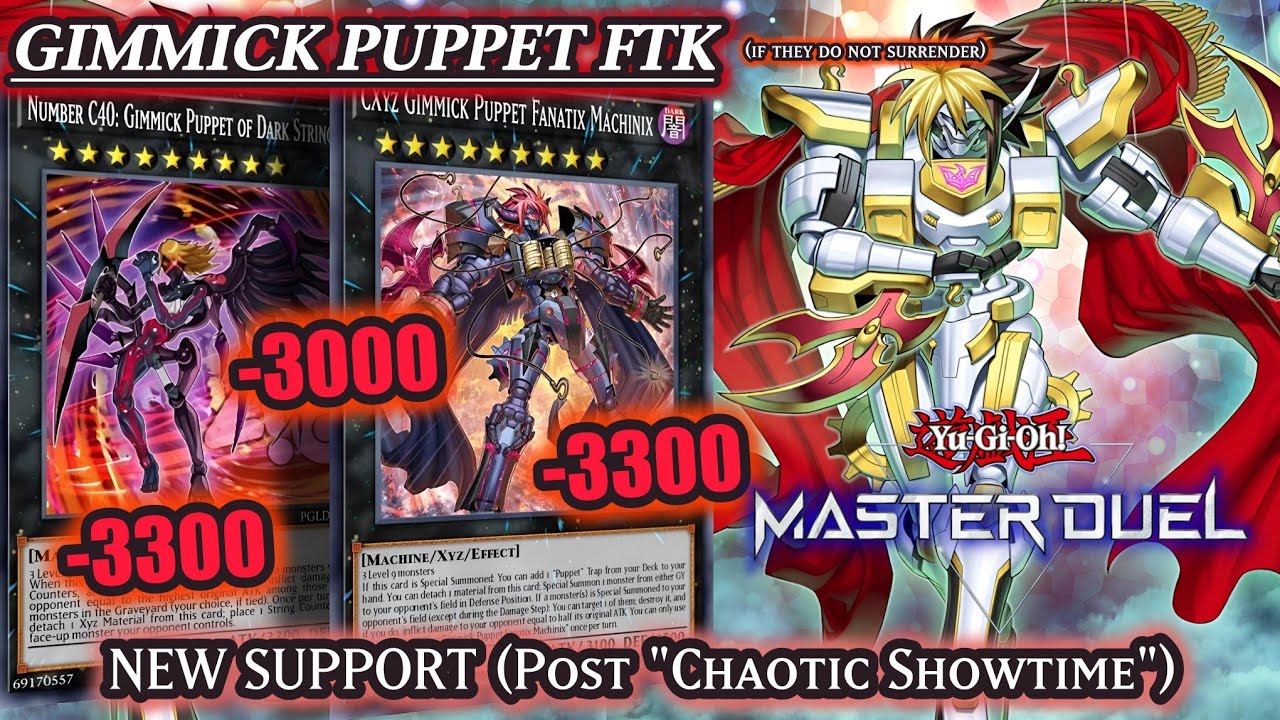 GIMMICK PUPPET FTK | The MOST CONSISTENT FTK Deck? NEW Support in MASTER DUEL