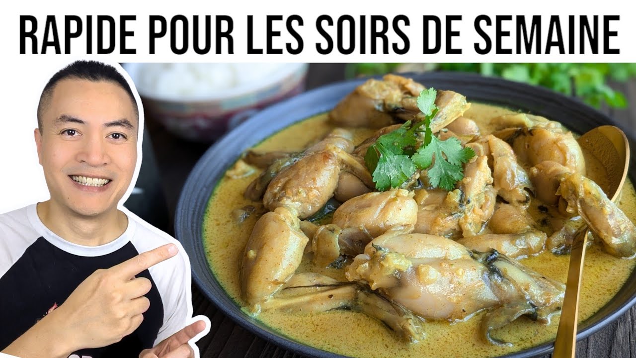 Curry de Cuisses de Grenouilles (TRÈS FACILE) - HOP DANS LE WOK