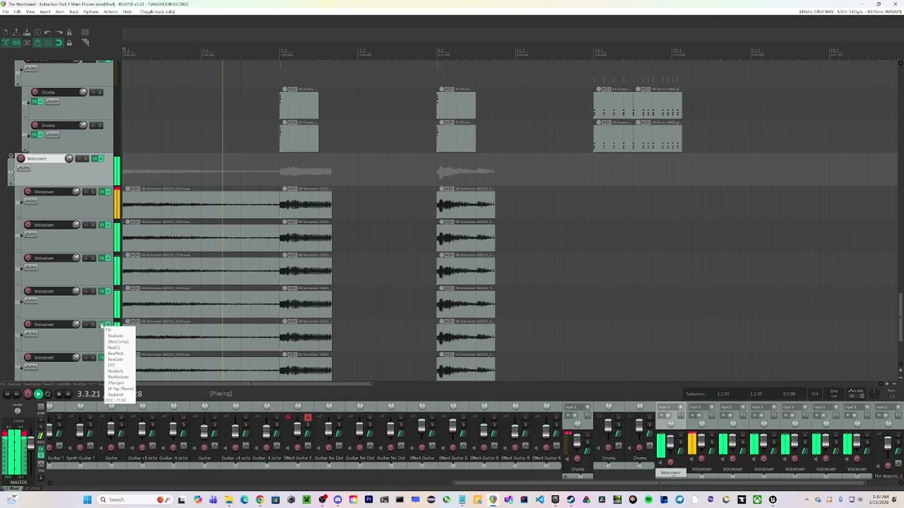 The Wasteland Dev Log 16 - Working on some music