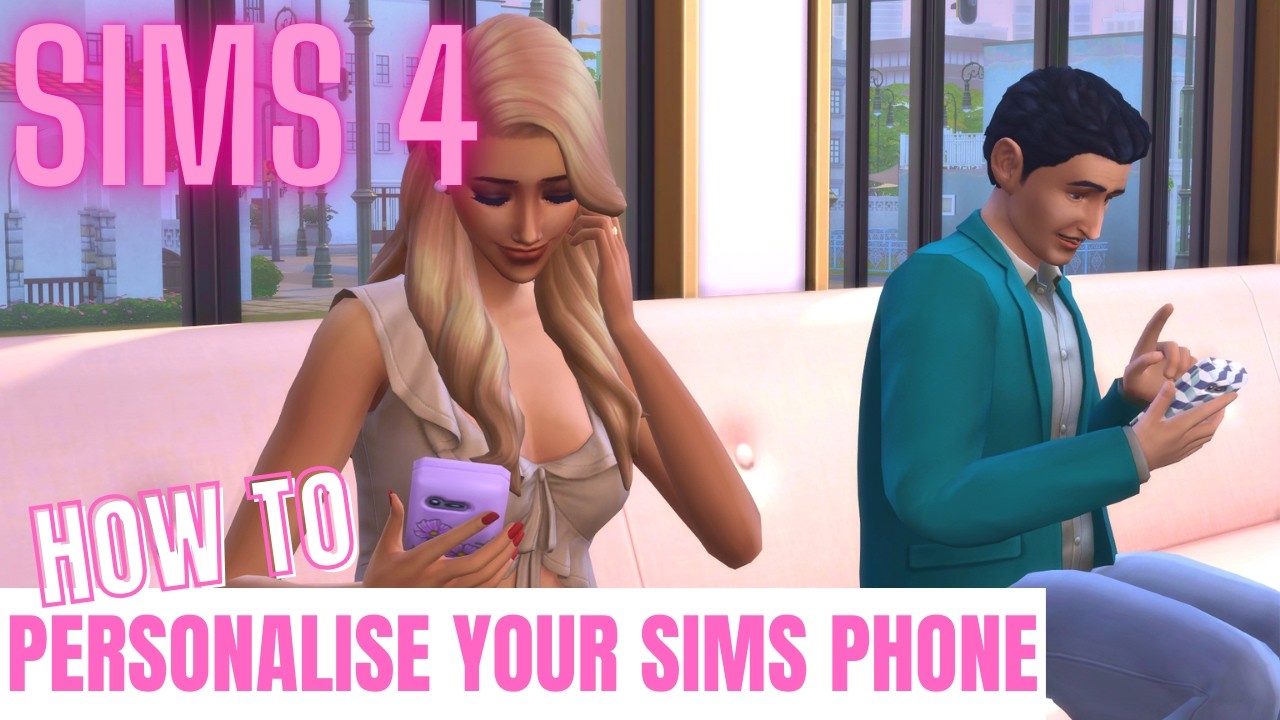 Sims 4 — Как изменить цвет фона и обложку телефона в Sims