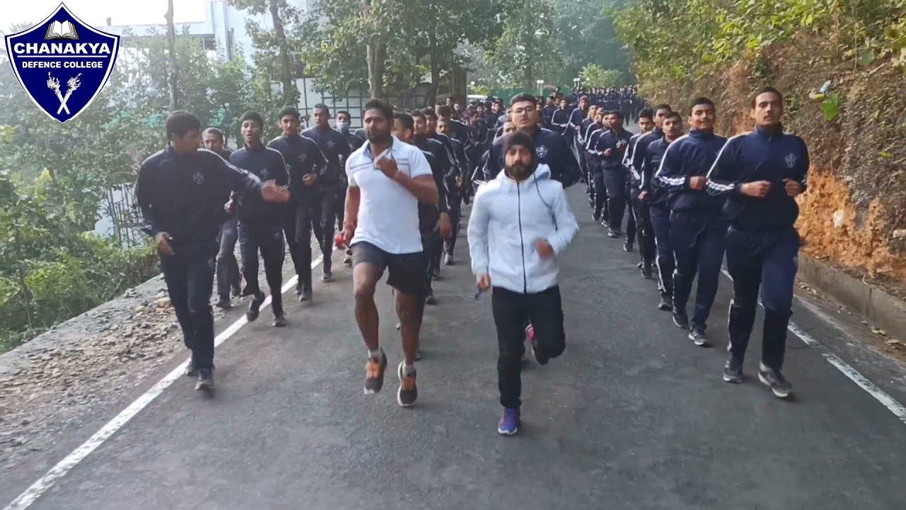Morning Jogging at (CHANAKYA DEFENCE COLLEGE)