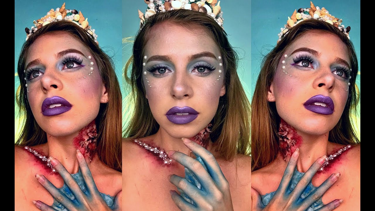 Ethereal Mermaid Look + DIY Gills, Webbed Fingers, and Crown! | HALLOWEEN SERIES