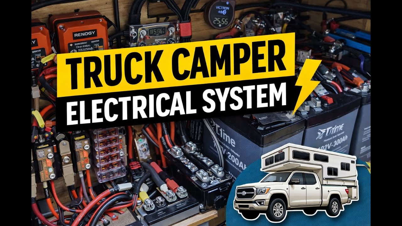 Truck Camper Power System Breakdown | 24V Lithium + DC-DC Charging