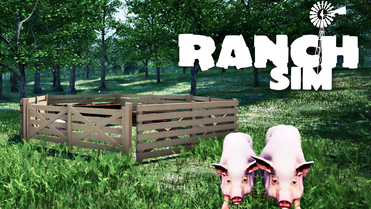 RANCH SIMULATOR: CONSTRUI UM PEQUENO CHIQUEIRO PARA CRIAR PORCO #04