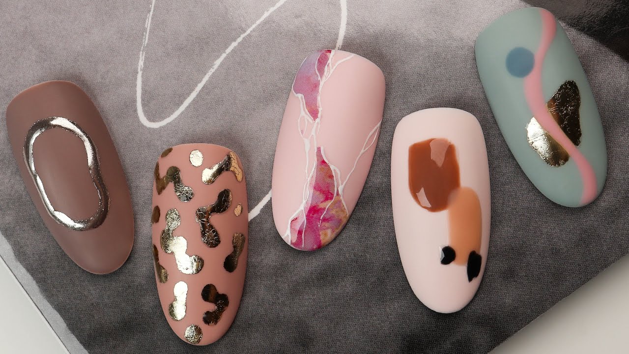Łatwe zdobienia paznokci hybrydowych | Easy Nail Ideas