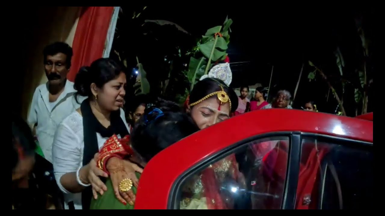 বিয়ের সব থেকে কষ্টের মুহূর্ত কনে বিদায় 🥹। Susmita creative।।