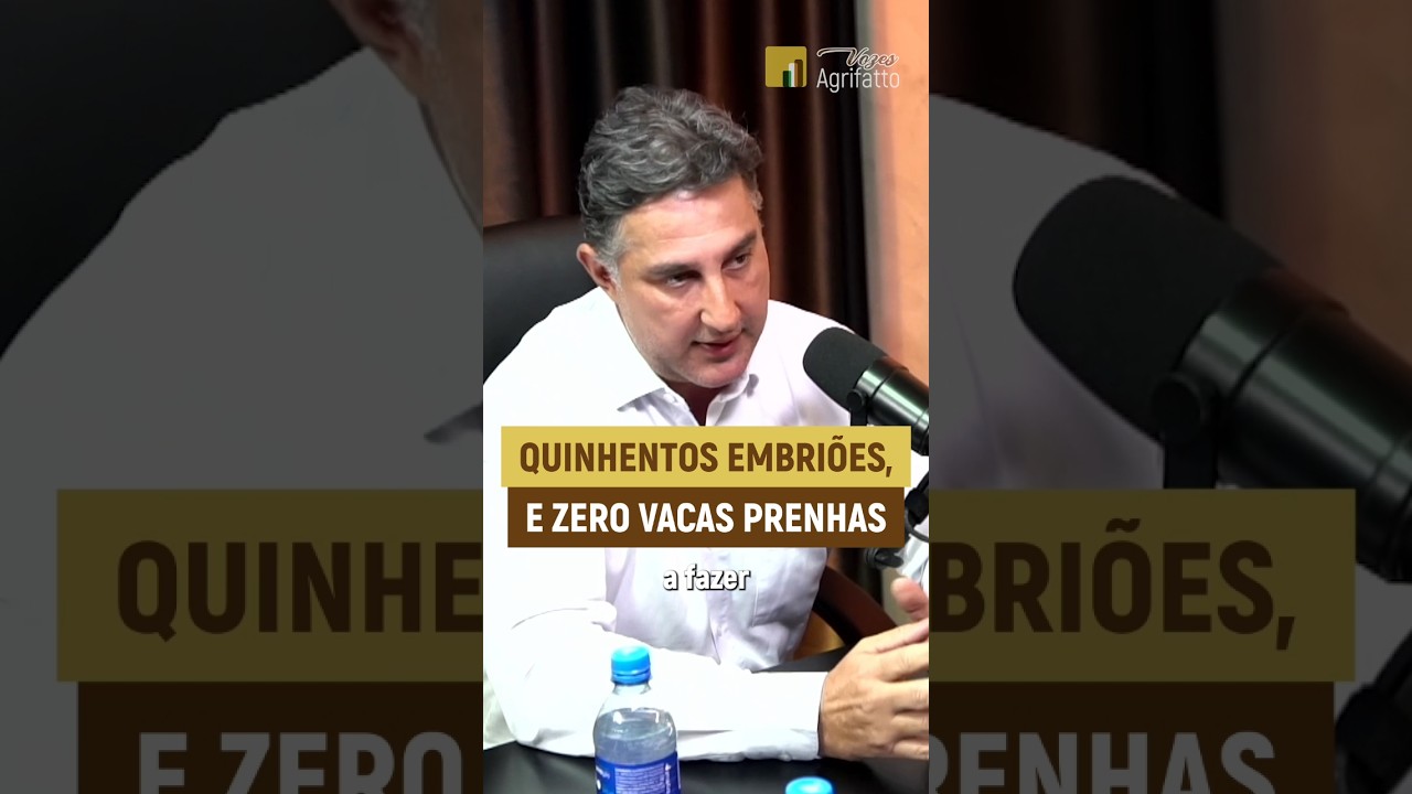 500 embri&otilde;es, e zero vacas prenhes #agro #agronegocio #pecuaria #vaca #reprodu&ccedil;&atilde;o #f&ecirc;mea