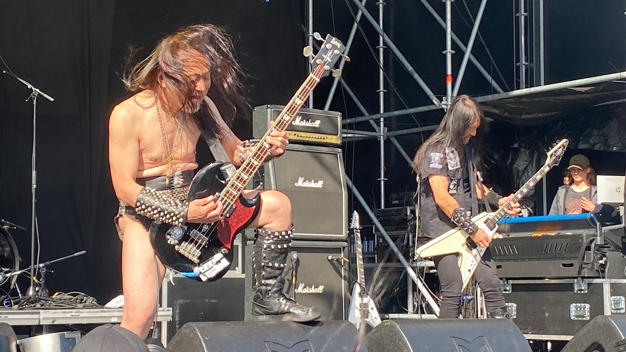 Sabbat Hellfire live Pitfest 2024 japan black thrash metal