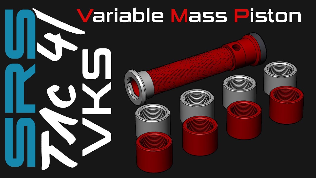 Silverback variable mass piston for SRS & TAC-41