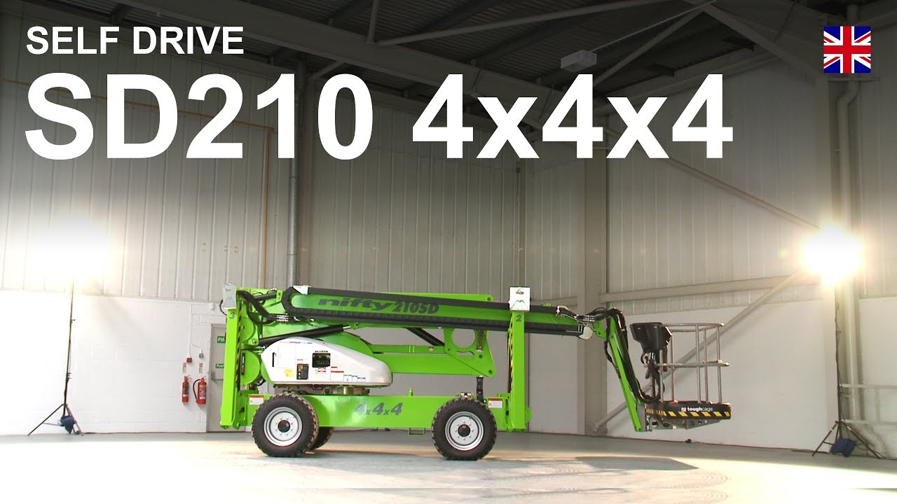 SD210 4x4x4 Product Video | Self Drive Work Platform from Niftylift