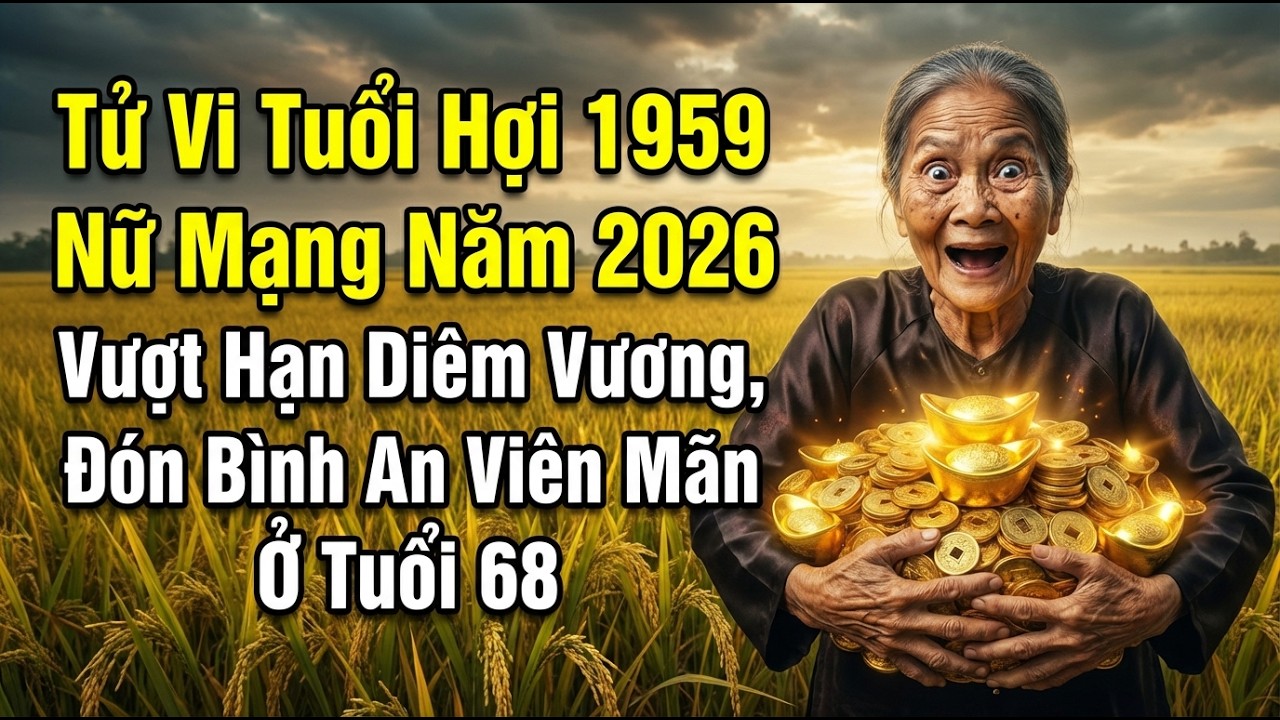 Tử Vi Tuổi Hợi 1959 Nữ Mạng Năm 2026: Vượt Hạn Diêm Vương, Đón Bình An Viên Mãn Ở Tuổi 68