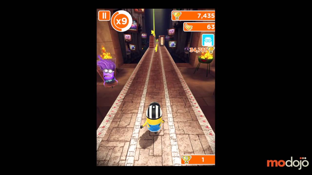 Despicable Me: Minion Rush Walkthrough El Macho Boss Battle Round 2 (iPhone/iPad)
