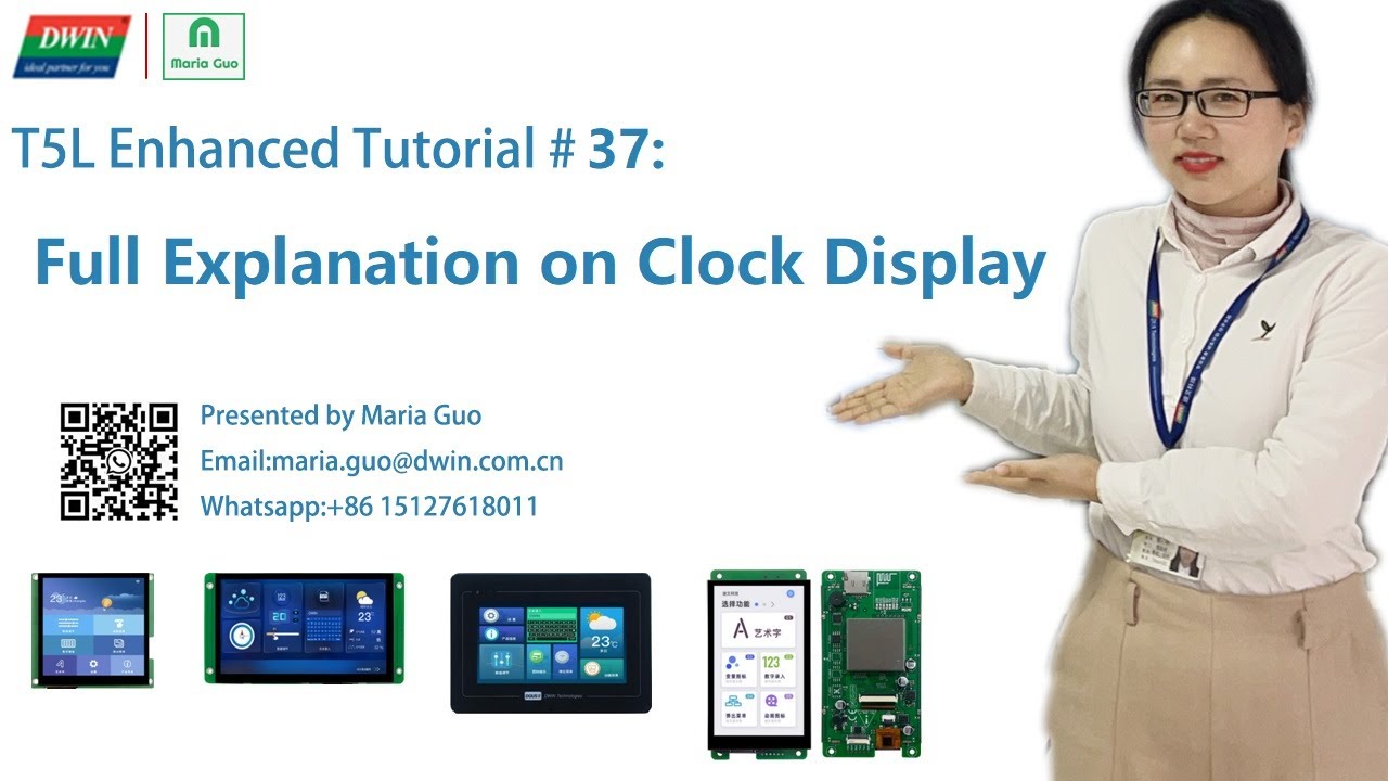 T5L Enhanced Tutorial #37: Show Clock/Real-Time in the Display?