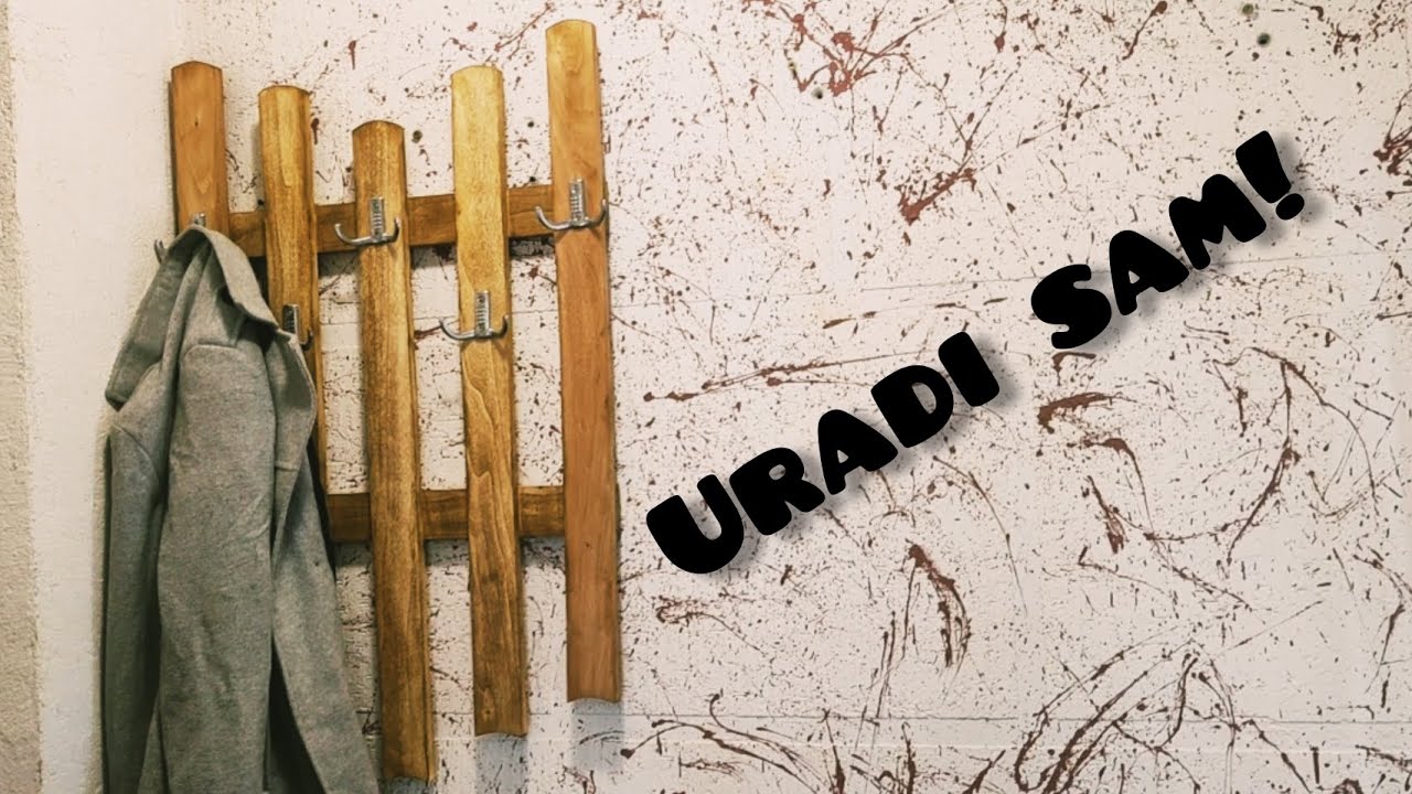 DIY, COAT RACK 🪚 ▪️Civiluk, uradi sam▪️