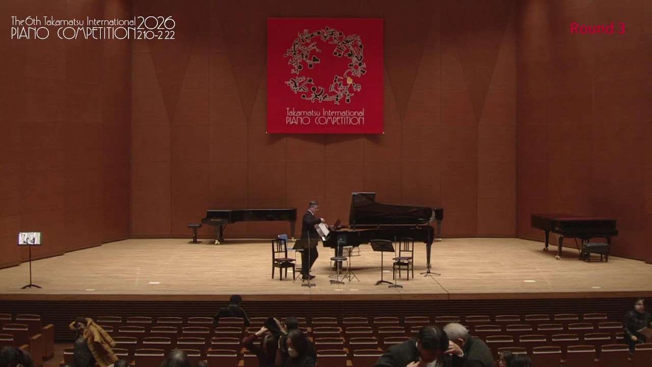The second day of Round 3 of the 6th Takamatsu International Piano Competition.
