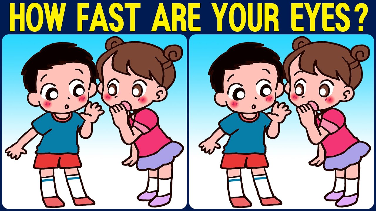 [Spot the Difference Brain Training] Can you spot all the slightly tricky differences?