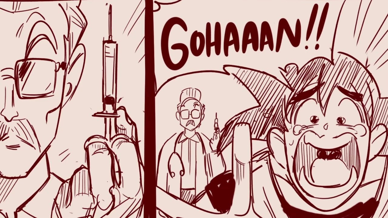 Goku Fears Needles! [DBZ Comic Dub]