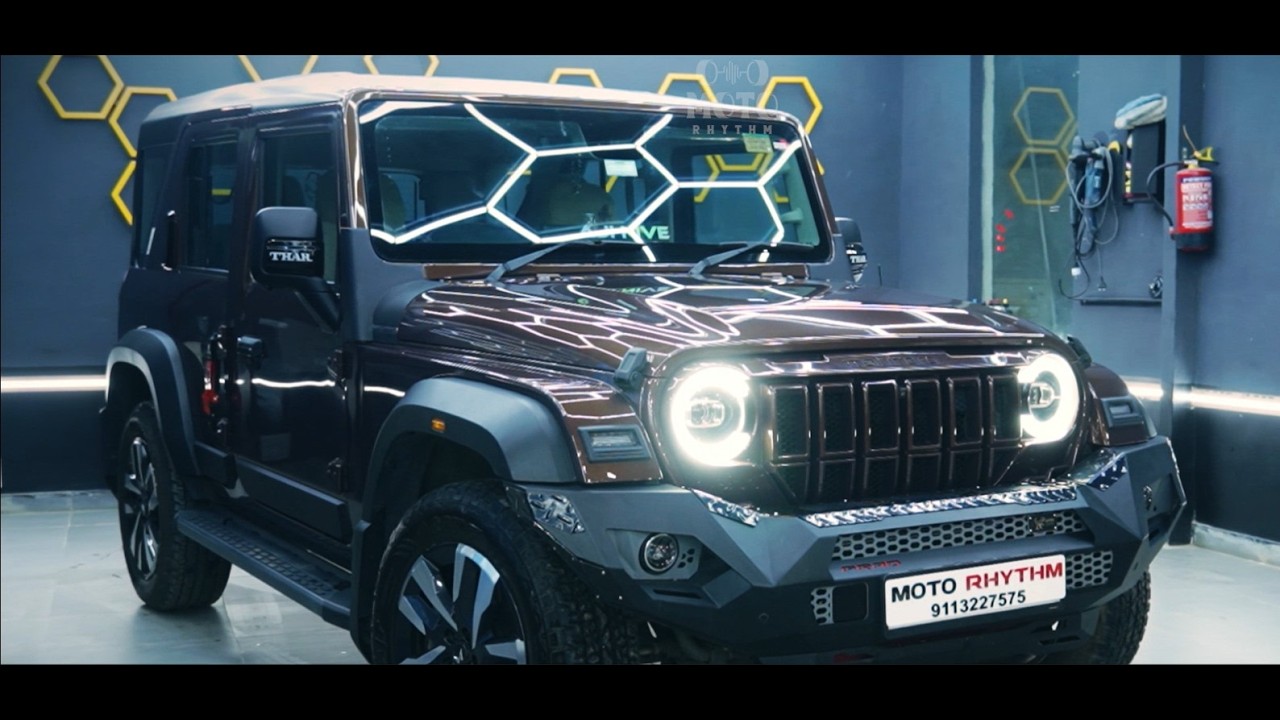 👉 This Mahindra Thar Became a STEALTH OVERLANDER 😱 | PureShield PPF + PRAD 4x4 Build |📲 : 9113227575